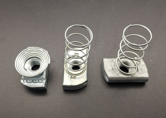 Accesorios de estribo Galvanizado en caliente m6 m10 Unistrut Canal Muescas de resorte