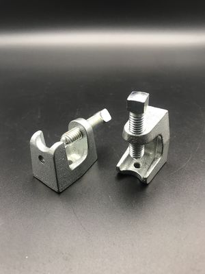 Clamparas de vigas de hierro maleable de zinc eléctrico m8 m12