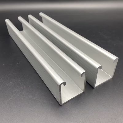 Sistema de canalización de montaje solar de aluminio Perfil de aluminio C