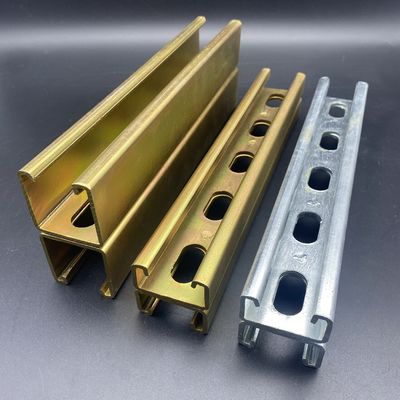 Fabricante Canal de doble rueda de apoyo galvanizado de oro