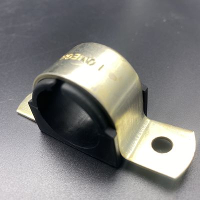 Clamparas de almohadillas de goma Omega de acero metálico de zinc eléctrico de 1/2 "