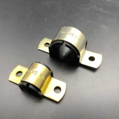 Clamparas de almohadón para tubos Omega de tamaño personalizado antivibración de 1'