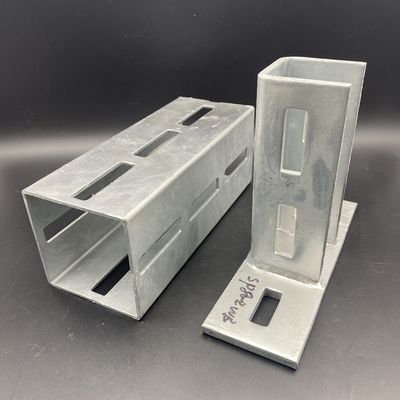 Material de construcción 65x15,5 mm Accesorios de canales cuadrados con ranuras