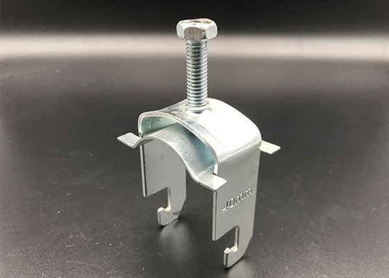Zinc Plated Strut Channel Cable Clamp with Adjustable Range and One-Piece Construction Strut Pipe Clamp