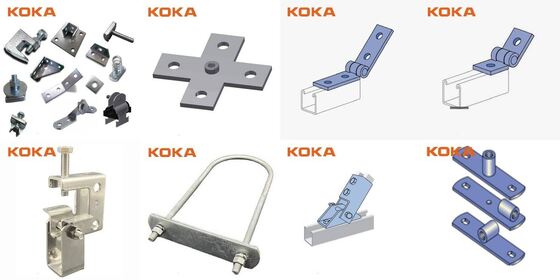 Fabricación Accesorios de apoyo Bracket Bracket Cable Tray Arm Acero inoxidable Galvanizado por inmersión en caliente