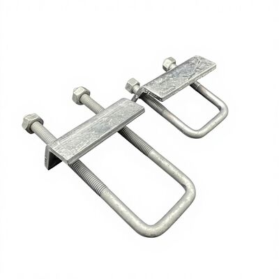 Clampada de vigas de forma U con chapa de zinc