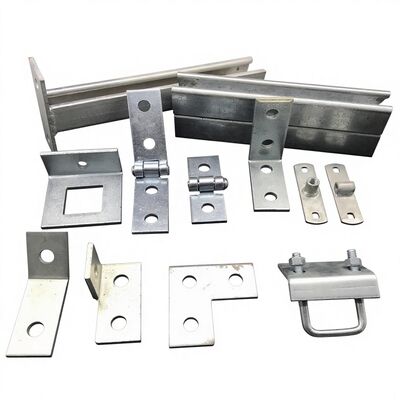 Accesorios planos de placa ranurada Unistrut de zincado eléctrico