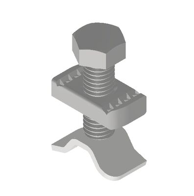 Carbon Steel M6 M8 Seismic Hinge Rod Stiffener for Strut Channel Nut