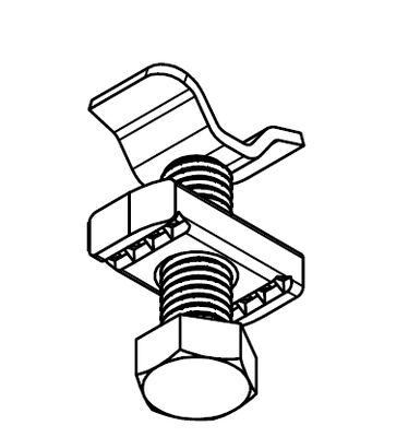 Wholesale Electrical Galvanized Seismic Hinge Rod Stiffener M10 M12 for Unistrut