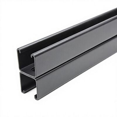Black Galvanized Stel Spot Welding Double Strut Channel for Data Center