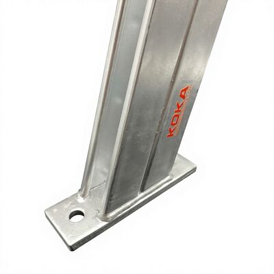 Zinc Plated 41x41 Spot Welding Strut Cantilever Arm Bracket for Heavy Duty Support