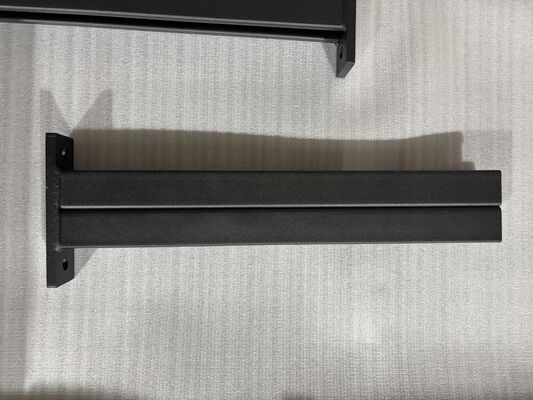 Unistrut Tray Support Black Powder Coated Back to Back Strut Arm