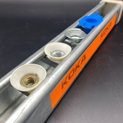 Accesorios para el empuje de las tuercas de los canales de acero inoxidable