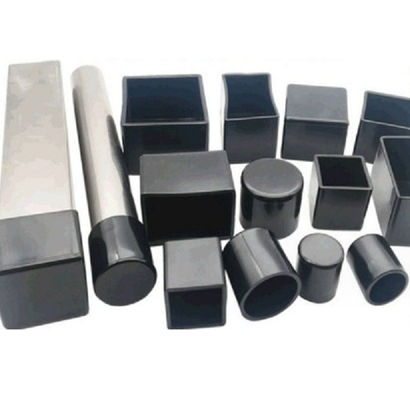 Tamaño personalizado Tapón de apoyo upvc de plástico cuadrado Tapón de extremo de tubería redonda