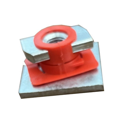 Combinación de nuez de resorte y lavadora Acero galvanizado m6 m8 Nuca de canal con lavadora