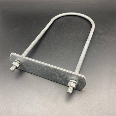 Bolsillo U de acero inoxidable de grado 8.5 personalizado con placa