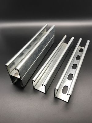 Canales de soporte eléctricos galvanizados personalizados de 3m 6m 41x41 41x21