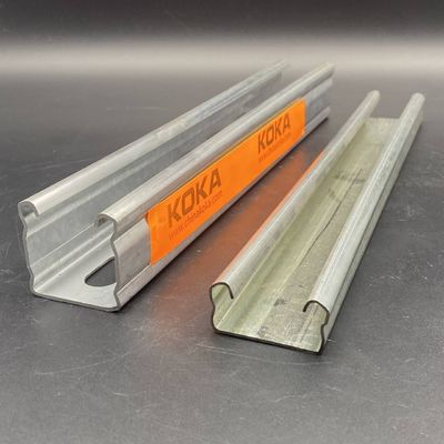 Electrical Zinc rib Reinforcement 41x41 41X21 Unistrut Channel