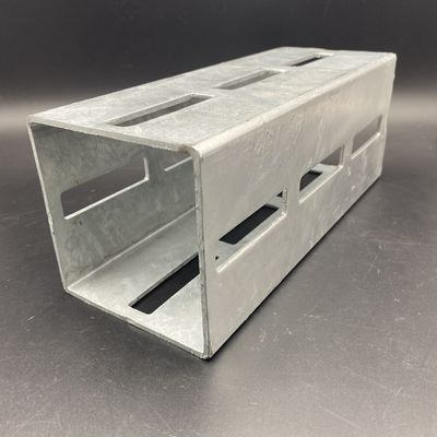 Canal cuadrado de acero de carga pesada 120x100x4 mm