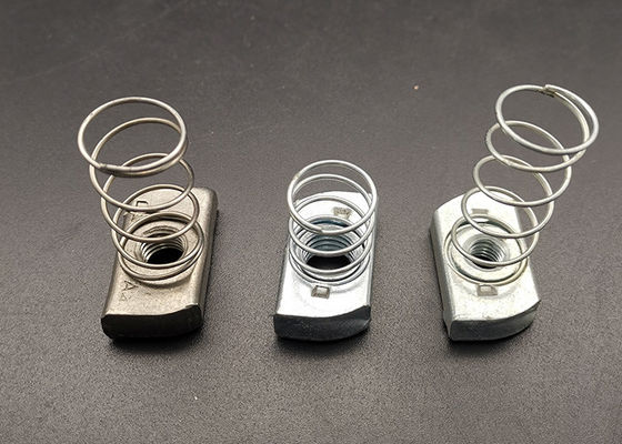 Accesorios de los soportes m12 m14 Nuts de resorte de acero inoxidable 304 para el canal de soporte