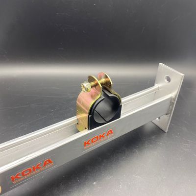 Clampas de almohadón de montaje de estribe de 1 a 3/8" de oro galvanizado