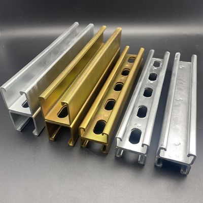 Fabricante Canal de doble rueda de apoyo galvanizado de oro