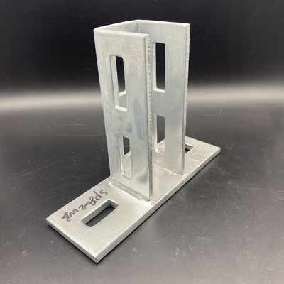 Accesorios de ajuste de canales cuadrados de acero metálico zincado 40x15.5 mm