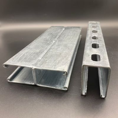Fabricante 41x41 41x21 Acero galvanizado con doble canal de apoyo