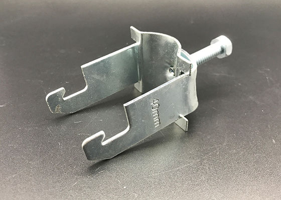 Abrazaderas de tubo de puntal de acero galvanizado, individuales, de una pieza, para cables