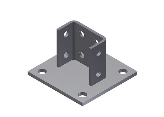 Fabricante Base de poste de canal de zinc eléctrico de tamaño personalizado