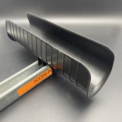 Black Plastic Insulation Pipe Saddle and Snap A Saddle with Tool-Free Installation and Enhanced Safety Lip
