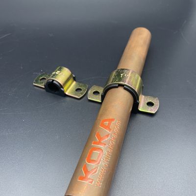 Abrazaderas de enrutamiento con amortiguación de vibraciones de 1'' con zinc amarillo