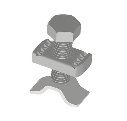 Tensor vertical de acero galvanizado con rosca en V antisísmico