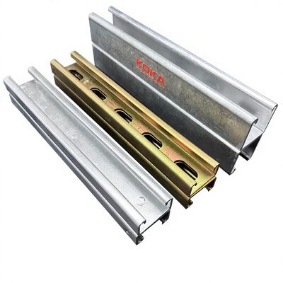 Hot Selling Slotted Plain Gold Galvanized Back to Back Strut Channel