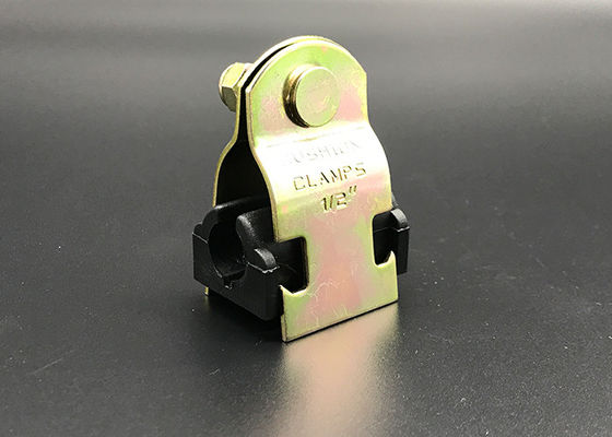 Clamparas de almohadilla de apoyo de TPE de 3/8' de pulgada Clamparas de canal de unistrut oro zinc