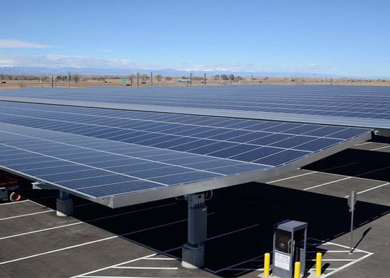 Energía galvanizada sumergida caliente Kit Hdp Steel del Carport de la energía solar