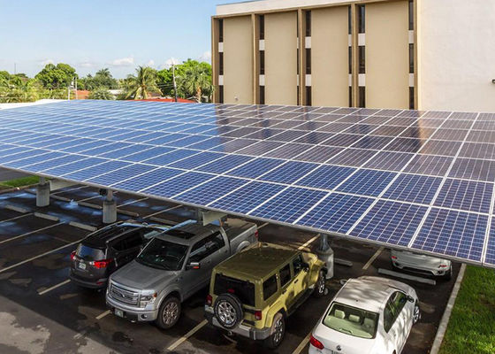 Energía galvanizada sumergida caliente Kit Hdp Steel del Carport de la energía solar