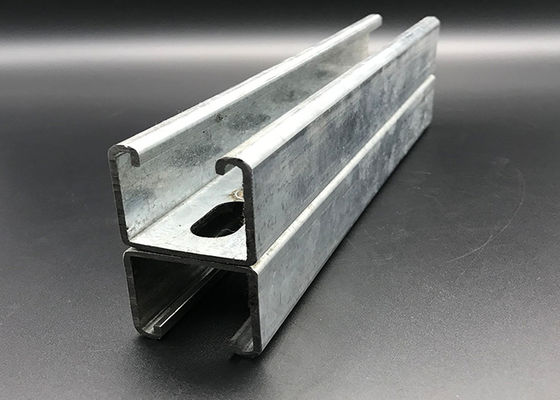 Q235 ranuró el canal Unistrut de acero inoxidable doble del canal 2.0m m de C