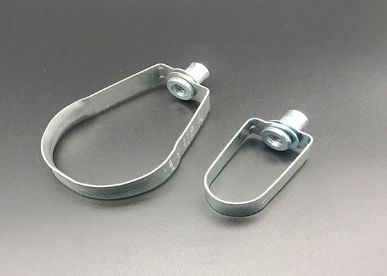 Clamparas para tubos de acero galvanizado con gancho de bucle de 1,5 mm