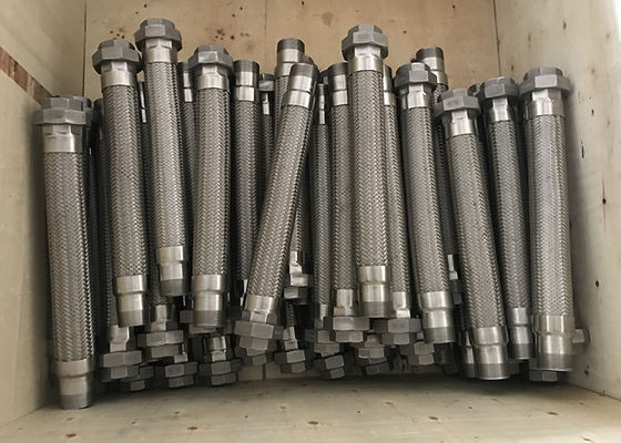 Junta de dilatación trenzada común flexible de acero inoxidable de Sus304 Npt