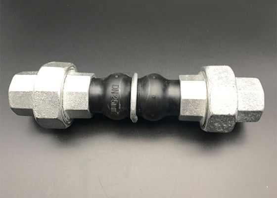 BSPT roscó la esfera de goma Flex Connector Compensator del doble del NPT de la junta de dilatación