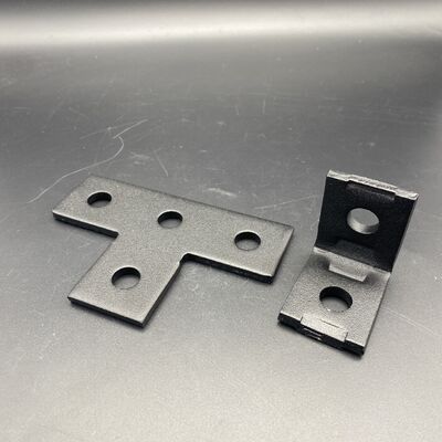 Custom Black Flate Plate Channel Fitting Stamping Parts