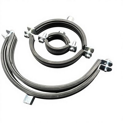 Customized Size Zinc Plated EPDM Pipe Cushion Clamp