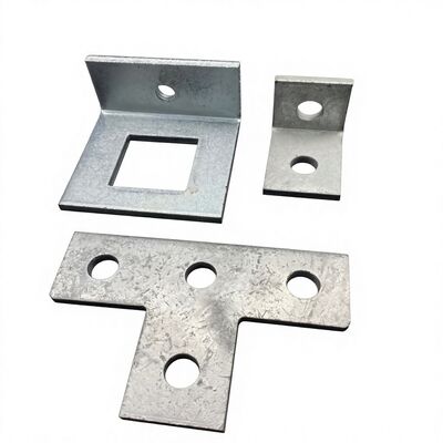 Zinc Plated Various Shape Flat Plate Strut Channel Fitting for Structural Support